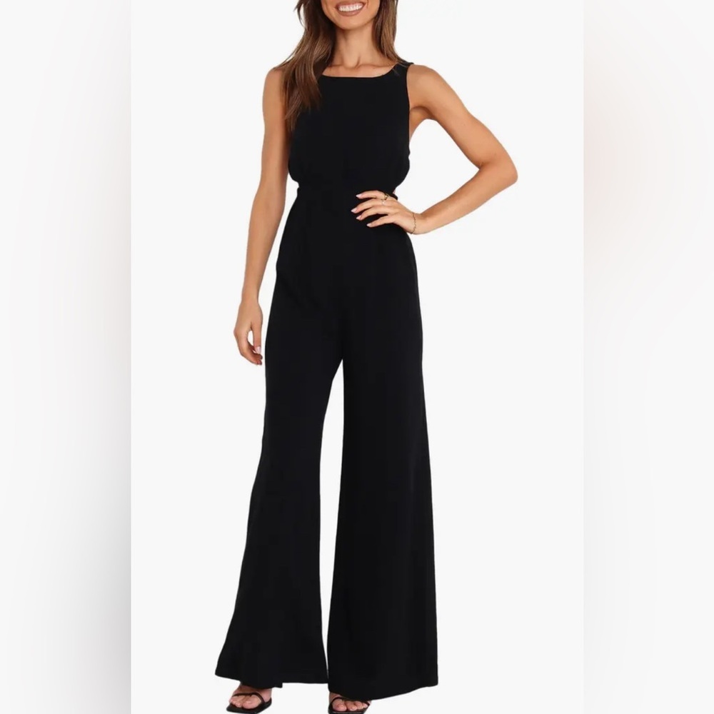 Petal & Pup Eddie Linen Blend Sleeveless Jumpsuit 6